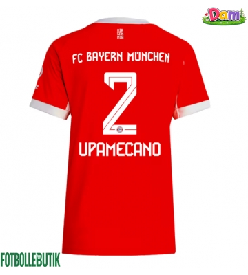 Bayern Munich Dayot Upamecano #2 Hemmatröja Kvinnor 2025-26 Kortärmad